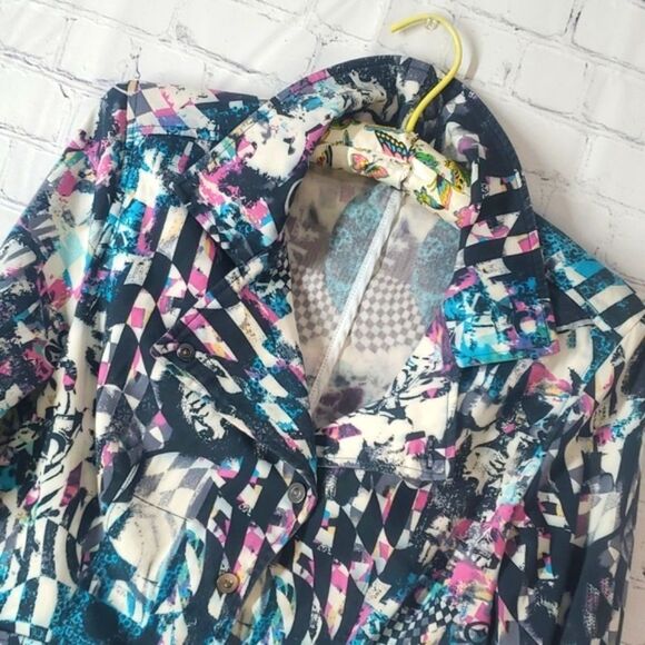 Vero Moda  Made in Italy Fun Funky Wearable Art Michelangelo Blazer Jacket🇮🇹 - Picture 10 of 13